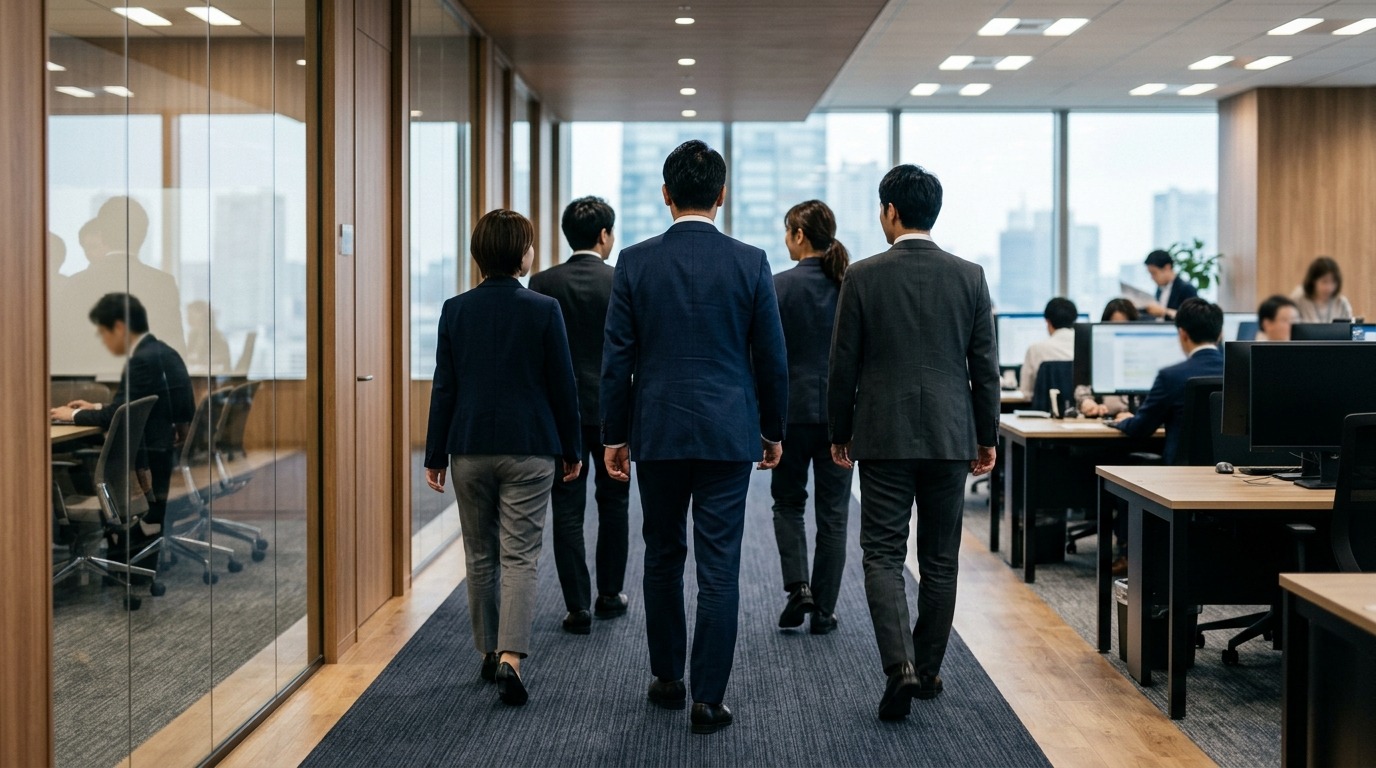 信頼感のある日本企業のオフィスのイメージ