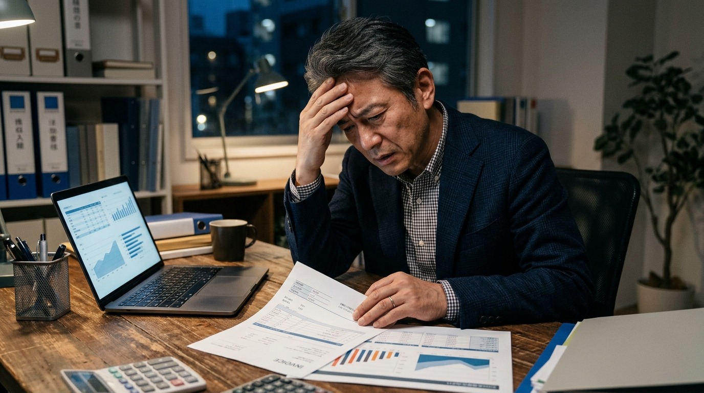 SNSやディスプレイ広告で偶然サービスと出会う、まだ課題を自覚していない層のイメージ