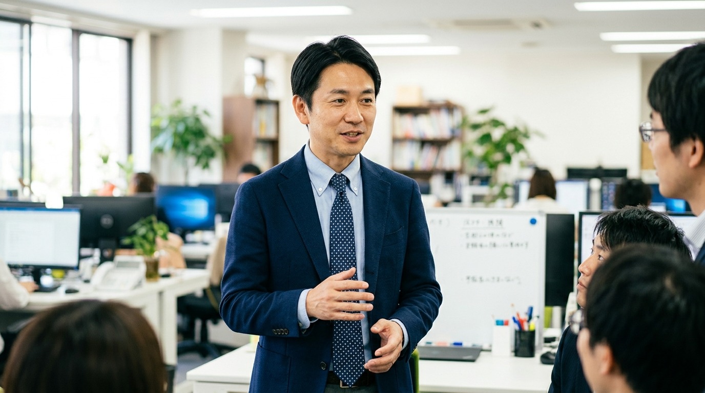 名刺・チラシ・資料・契約書を必要になるたびに慌てて用意する泥縄式のイメージ